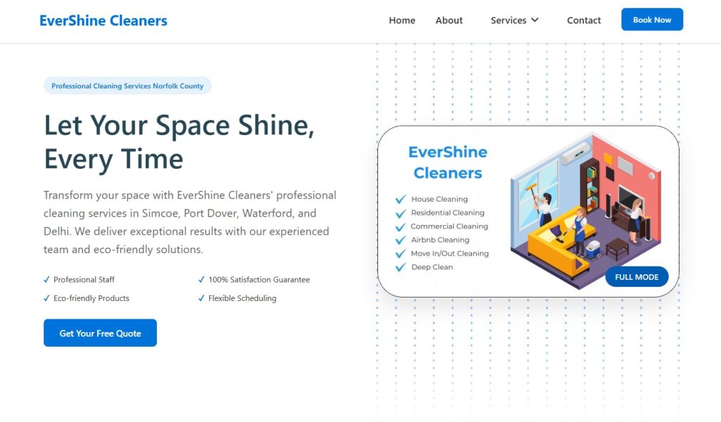 EverShineCleaners - Design